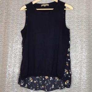 Mixed-Media Sweater / Blouse